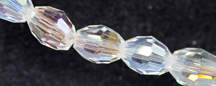 CRYSTAL 5 x 8mm Oval Faceted Bead * 40 Beads